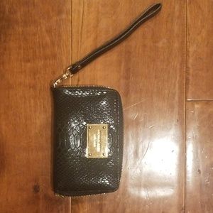 Michael Kors Black Wallet with Wristlet